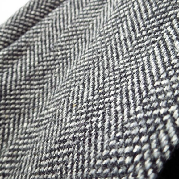 Caractère Wool Tweed and Velvet Box Pleated Multi Texture Mini Skirt 6 - Picture 12 of 14